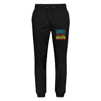 Figure Skating Today's Schedule Figure Skating - Stanley/Stella Mover Unisex Organic Jogging Trousers - black - Front - Marisol (170cm) & Nik (191cm)