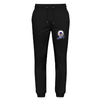 Mayotte - Stanley/Stella Unisex Bio Jogginghose Mover  - Schwarz - Vorne - Marisol (170cm) & Nik (191cm)