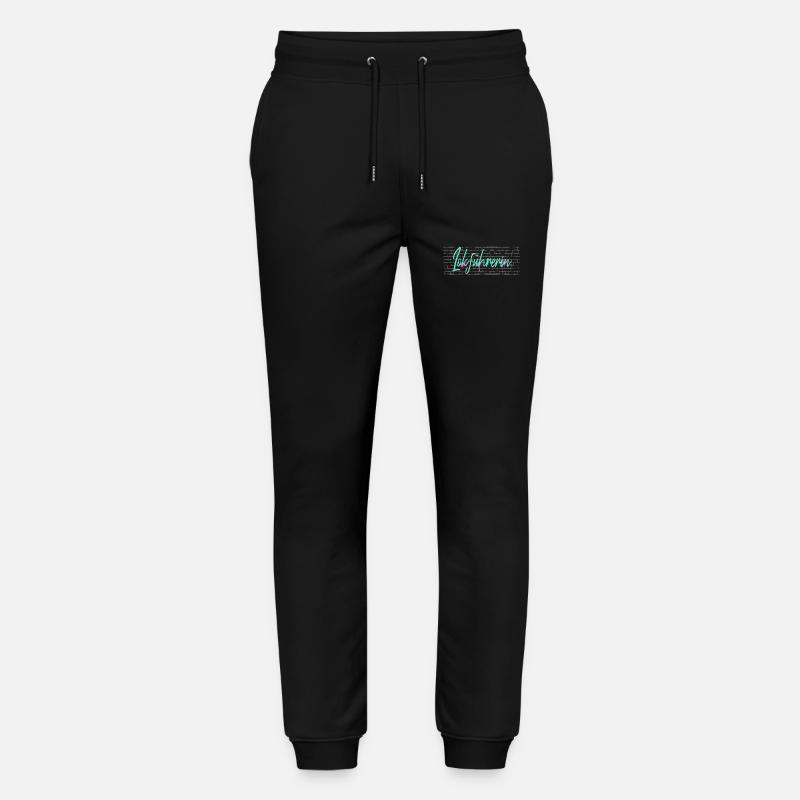 Eisenbahner Abschluss-Geschenk Lokführerin - Stanley/Stella Unisex Bio Jogginghose Mover  - Schwarz