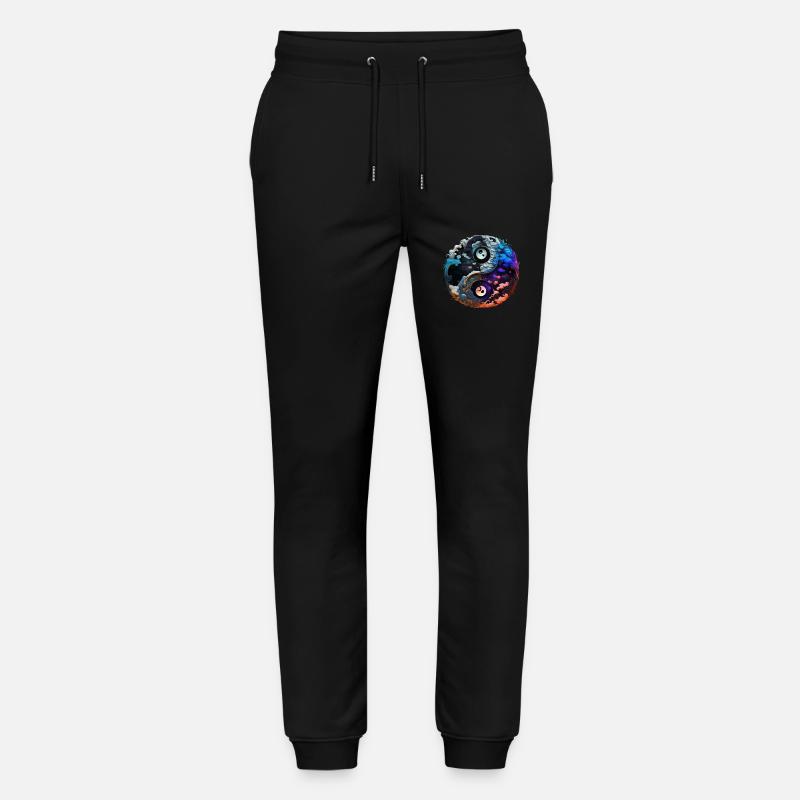 Yin Yang - Stanley/Stella Unisex Bio Jogginghose Mover  - Schwarz
