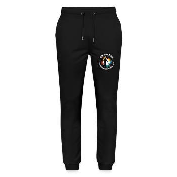 Treasure Hunter My Passion My Treasure Detectorist - Stanley/Stella Mover Unisex Organic Jogging Trousers - black - Front - Marisol (170cm) & Nik (191cm)