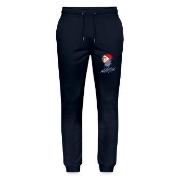 Sint Maarten - Stanley/Stella Unisex Bio Jogginghose Mover  - Navy - Vorne - Marisol (170cm) & Nik (191cm)