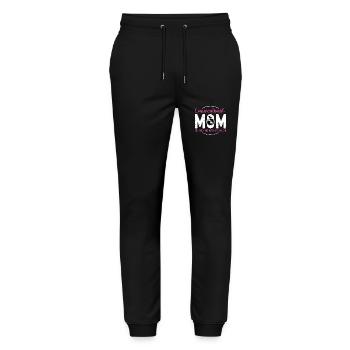 Maman écologiste L’idole L’amoureux de la nature - Pantalon de jogging bio MOVER Stanley/Stella unisexe - noir - Devant - Marisol (170cm) & Nik (191cm)