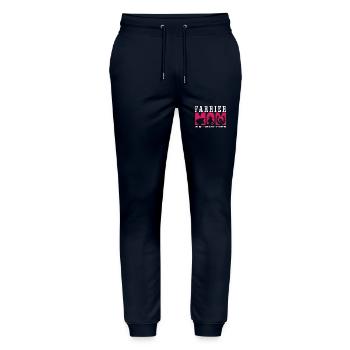 Maman maréchal-ferrante L’idole Le mythe La forge - Pantalon de jogging bio MOVER Stanley/Stella unisexe - marine - Devant - Marisol (170cm) & Nik (191cm)