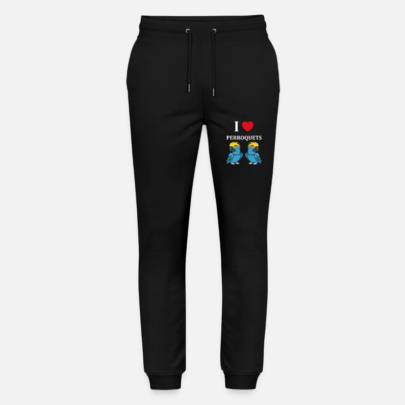 Humour petit perroquet - Pantalon de jogging bio MOVER Stanley/Stella unisexe - noir