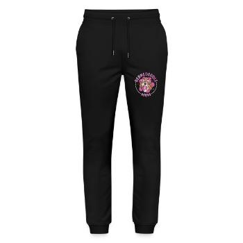 Bernedoodle Mom Dog Owner Dog Mom Gift - Stanley/Stella Mover Unisex Organic Jogging Trousers - black - Front - Marisol (170cm) & Nik (191cm)