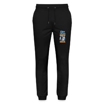 Infirmière spécialisée dans le travail et l’accouchement - Pantalon de jogging bio MOVER Stanley/Stella unisexe - noir - Devant - Marisol (170cm) & Nik (191cm)