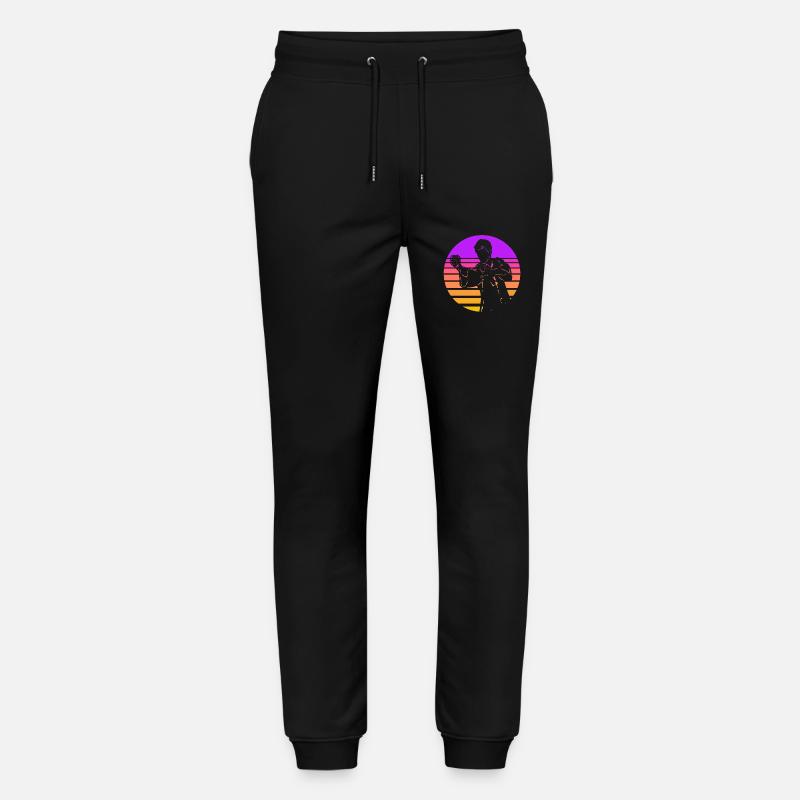 Wing Chun - Stanley/Stella Unisex Bio Jogginghose Mover  - Schwarz