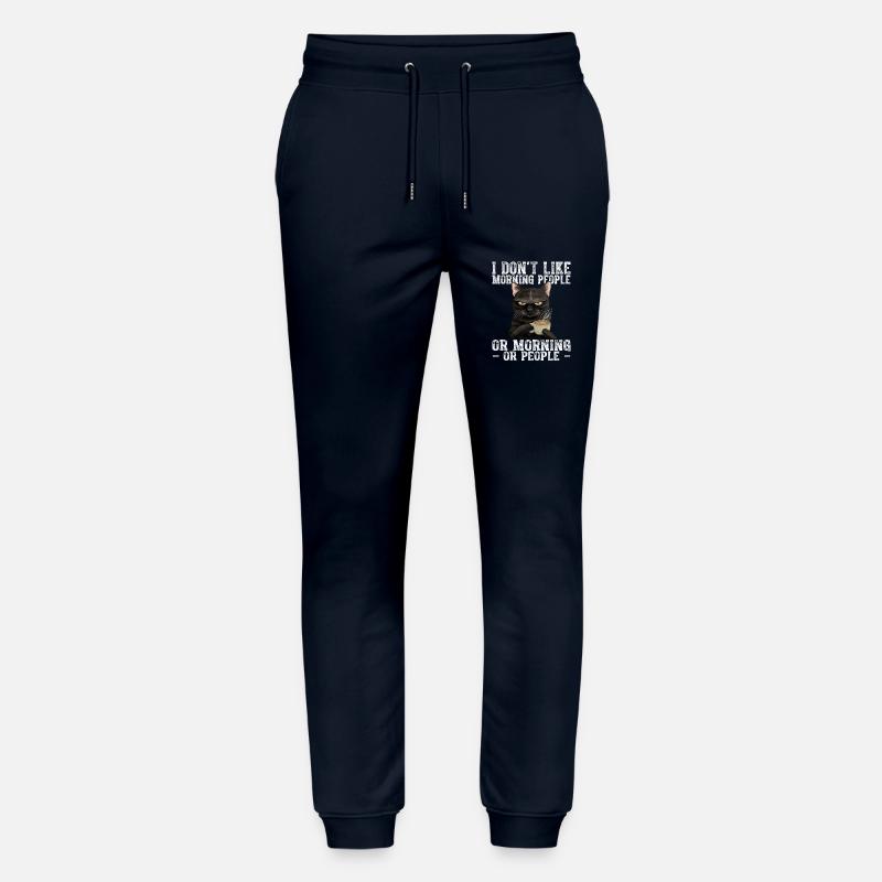 Ich mag keine Morgenmenschen oder Morgenmenschen oder Menschen Stanley/Stella Unisex Bio Jogginghose Mover 