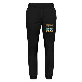 Drum Corps Marching Band Drum Corp Music Percussio - Stanley/Stella Unisex Bio Jogginghose Mover  - Schwarz - Vorne - Marisol (170cm) & Nik (191cm)