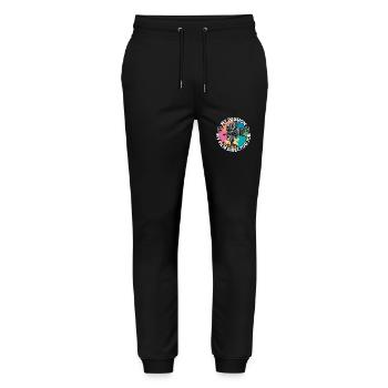 Réalisateur Ma passion Mon vidéaste - Pantalon de jogging bio MOVER Stanley/Stella unisexe - noir - Devant - Marisol (170cm) & Nik (191cm)