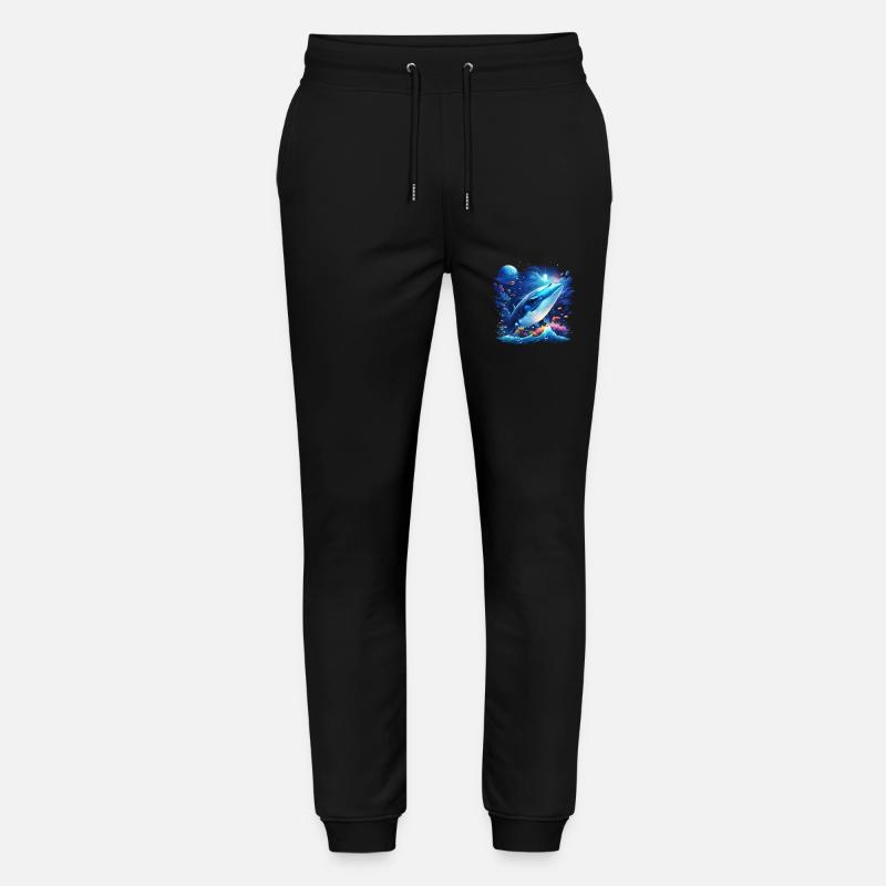 Blauwal - Stanley/Stella Unisex Bio Jogginghose Mover  - Schwarz