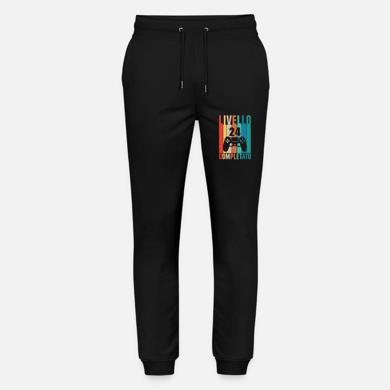 Niveau 24 - Pantalon de jogging bio MOVER Stanley/Stella unisexe - noir