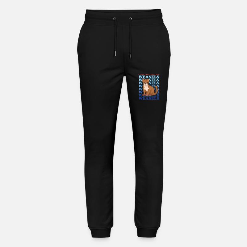 Wiesel Kleinwiesel Hermännchen Geschenk - Stanley/Stella Unisex Bio Jogginghose Mover  - Schwarz