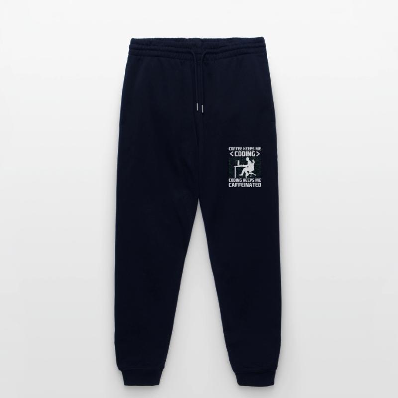 Coffee Coding Programmer Coder Developer Nerd Coff Stanley/Stella Mover Unisex Organic Jogging Trousers
