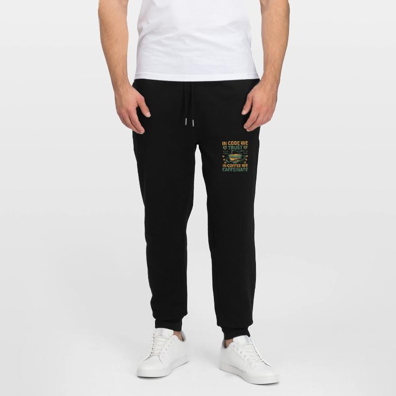 Kaffee-Codierung Programmierer Programmierer Entwickler Nerd Coff Stanley/Stella Unisex Bio Jogginghose Mover 