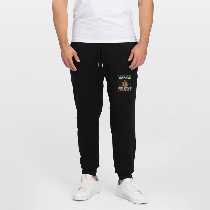 Coffee Coding Programmer Coder Developer Nerd Coff Stanley/Stella Mover Unisex Organic Jogging Trousers