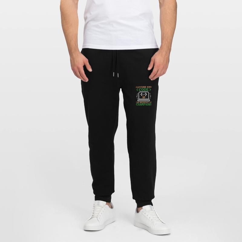 Coffee Coding Programmer Coder Developer Nerd Coff Stanley/Stella Mover Unisex Organic Jogging Trousers