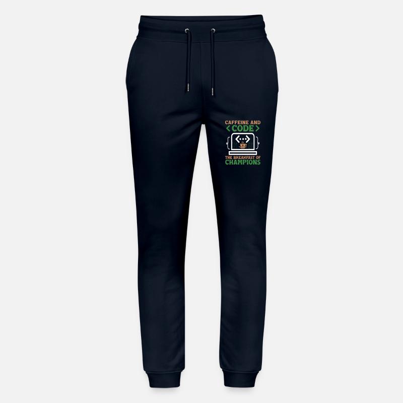 Coffee Coding Programmer Coder Developer Nerd Coff Stanley/Stella Mover Unisex Organic Jogging Trousers