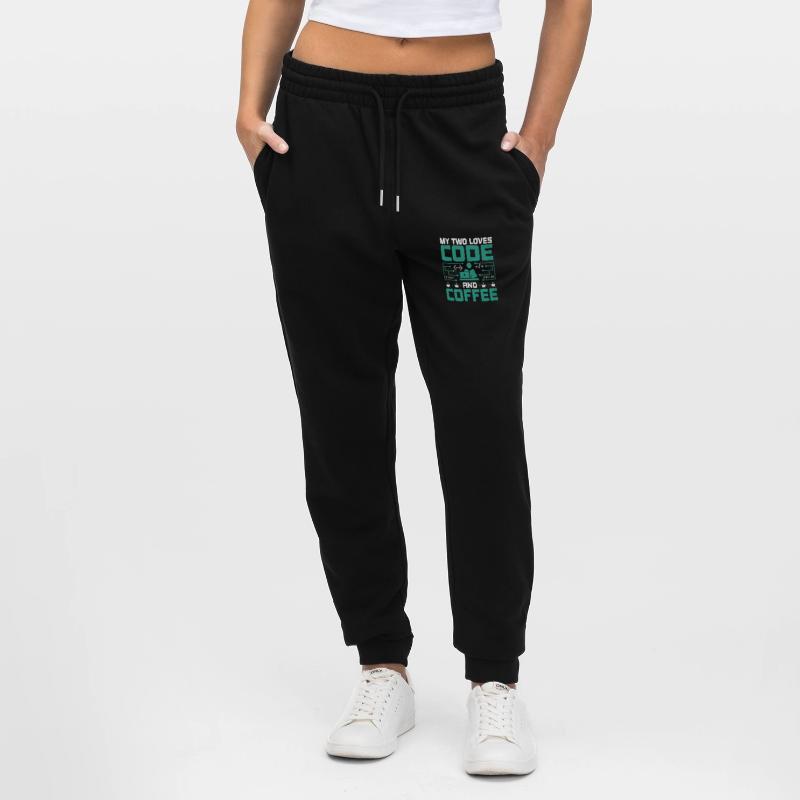 Coffee Coding Programmer Coder Developer Nerd Coff Stanley/Stella Mover Unisex Organic Jogging Trousers