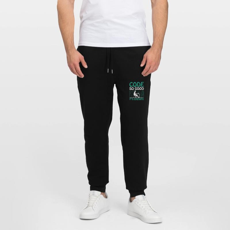 Café Codage Programmeur Codeur Développeur Nerd Coff Pantalon de jogging bio MOVER Stanley/Stella unisexe