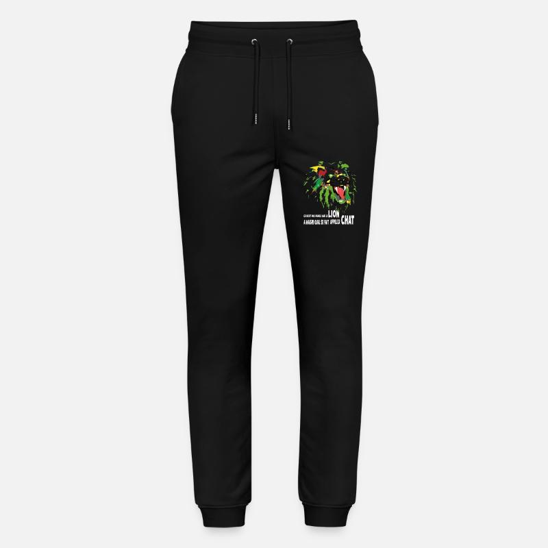 Légende des lions - Pantalon de jogging bio MOVER Stanley/Stella unisexe - noir