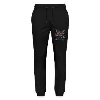 Princess school secretary - Stanley/Stella Mover Unisex Organic Jogging Trousers - black - Front - Marisol (170cm) & Nik (191cm)