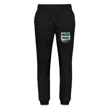 30e anniversaire Cassette février Vintage 1994 - Pantalon de jogging bio MOVER Stanley/Stella unisexe - noir - Devant - Marisol (170cm) & Nik (191cm)