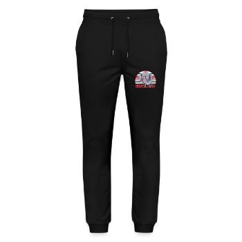 England - Stanley/Stella Unisex Bio Jogginghose Mover  - Schwarz - Vorne - Marisol (170cm) & Nik (191cm)
