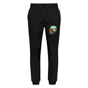 Skalar - Stanley/Stella Unisex Bio Jogginghose Mover  - Schwarz - Vorne - Marisol (170cm) & Nik (191cm)