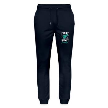 Rocket Scientist Future Mathematician Rackete - Stanley/Stella Mover Unisex Organic Jogging Trousers - navy - Front - Marisol (170cm) & Nik (191cm)