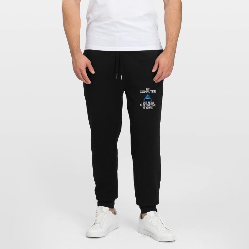 Cyber security hacker hacking Stanley/Stella Mover Unisex Organic Jogging Trousers