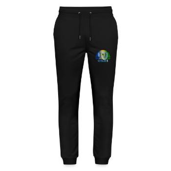 Ogoni - Stanley/Stella Mover Unisex Organic Jogging Trousers - black - Front - Marisol (170cm) & Nik (191cm)