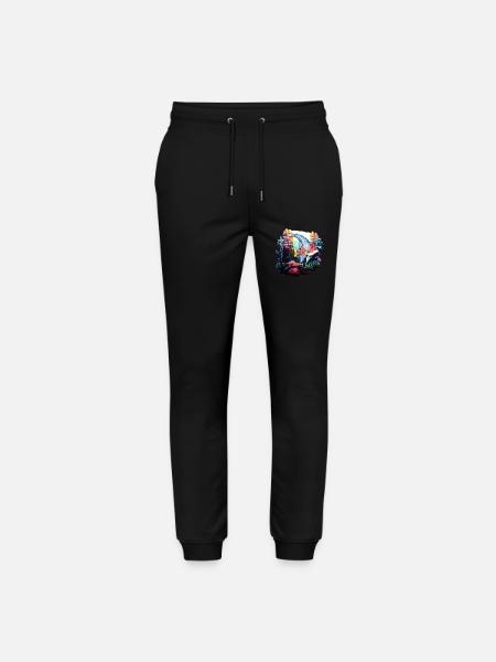 Angelfish - Stanley/Stella Mover Unisex Organic Jogging Trousers - black
