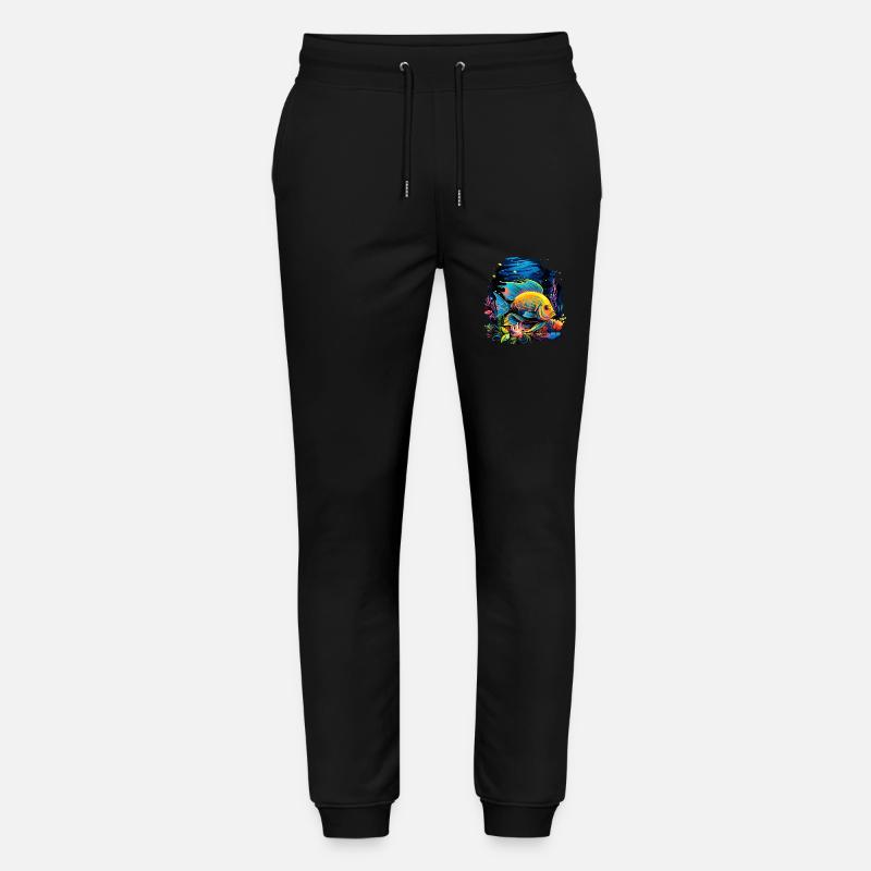 Angelfish - Stanley/Stella Mover Unisex Organic Jogging Trousers - black