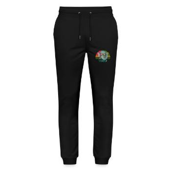 Togo - Stanley/Stella Mover Unisex Organic Jogging Trousers - black - Front - Marisol (170cm) & Nik (191cm)