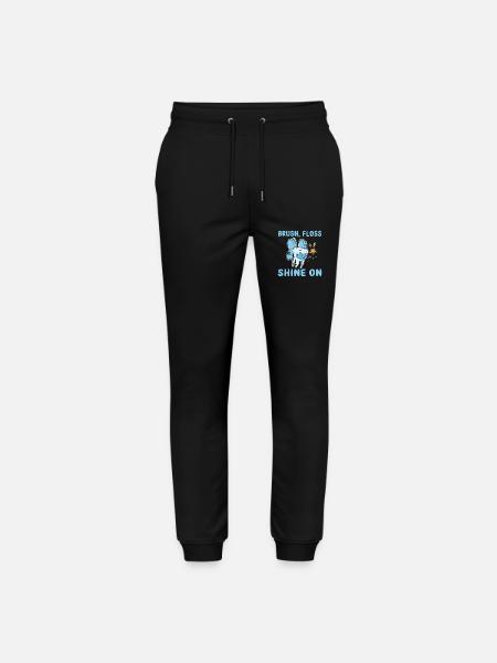 Cute Dentist Shirt Kids - Stanley/Stella Mover Unisex Organic Jogging Trousers - black