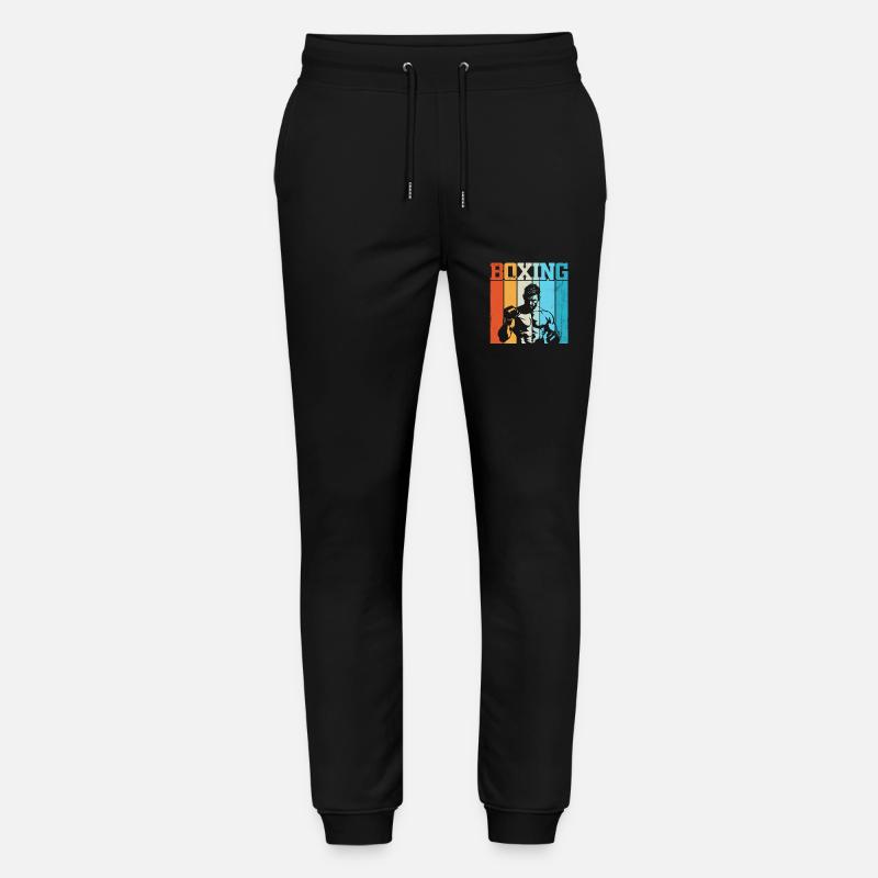 Boxe Rétro - Pantalon de jogging bio MOVER Stanley/Stella unisexe - noir