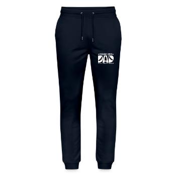Cicadas Lover Dad The Idol The Myth Entomologist - Stanley/Stella Unisex Bio Jogginghose Mover  - Navy - Vorne - Marisol (170cm) & Nik (191cm)
