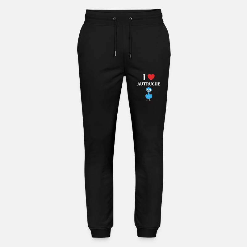 Humour autruche - Pantalon de jogging bio MOVER Stanley/Stella unisexe - noir