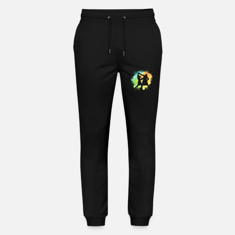 Boxer Retro Boxen - Stanley/Stella Unisex Bio Jogginghose Mover - Schwarz