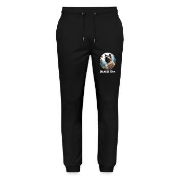 Chat balinais Balinesenkatze - Pantalon de jogging bio MOVER Stanley/Stella unisexe - noir - Devant - Marisol (170cm) & Nik (191cm)