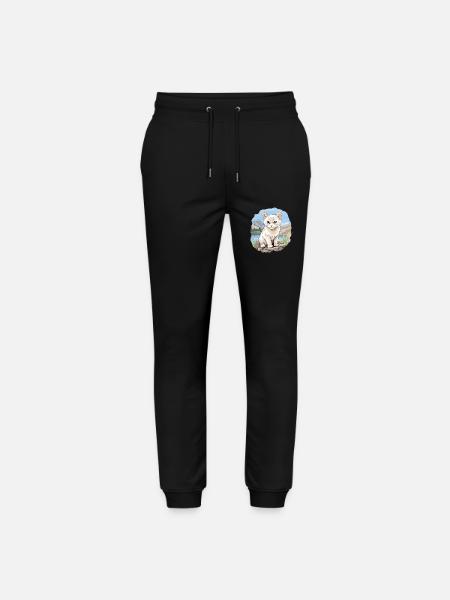 Burmilla Kitten Burmilla Cat - Stanley/Stella Mover Unisex Organic Jogging Trousers - black