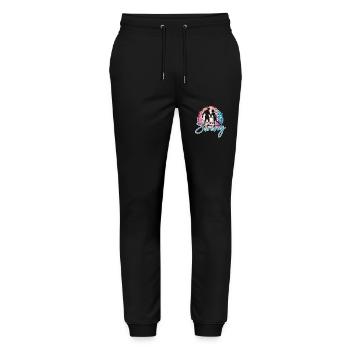 Swing Dance It's Gon'a Swing Loves Dance Sport - Stanley/Stella Unisex Bio Jogginghose Mover  - Schwarz - Vorne - Marisol (170cm) & Nik (191cm)