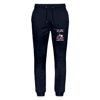 Pilates Instructor Teacher Some - Stanley/Stella Mover Unisex Organic Jogging Trousers - navy - Front - Marisol (170cm) & Nik (191cm)