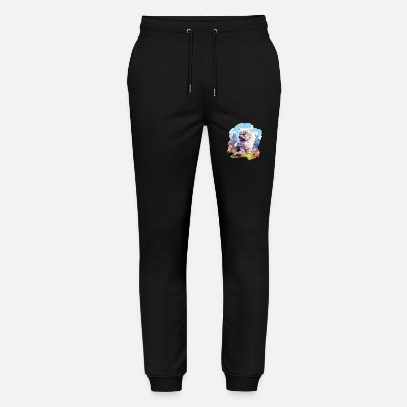 Persian Cat Perserkatze - Stanley/Stella Unisex Bio Jogginghose Mover  - Schwarz