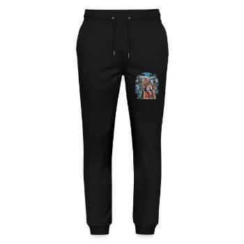 Horse, Prince Charming, Fairy Tale, Horses, Steed, Ruler - Stanley/Stella Mover Unisex Organic Jogging Trousers - black - Front - Marisol (170cm) & Nik (191cm)