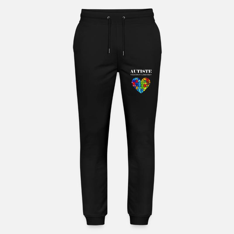 sensibilisation a l'autisme autiste - Pantalon de jogging bio MOVER Stanley/Stella unisexe - noir