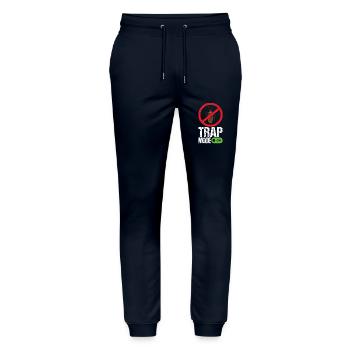 Schädlingsbekämpfung Kammerjäger - Stanley/Stella Unisex Bio Jogginghose Mover  - Navy - Vorne - Marisol (170cm) & Nik (191cm)