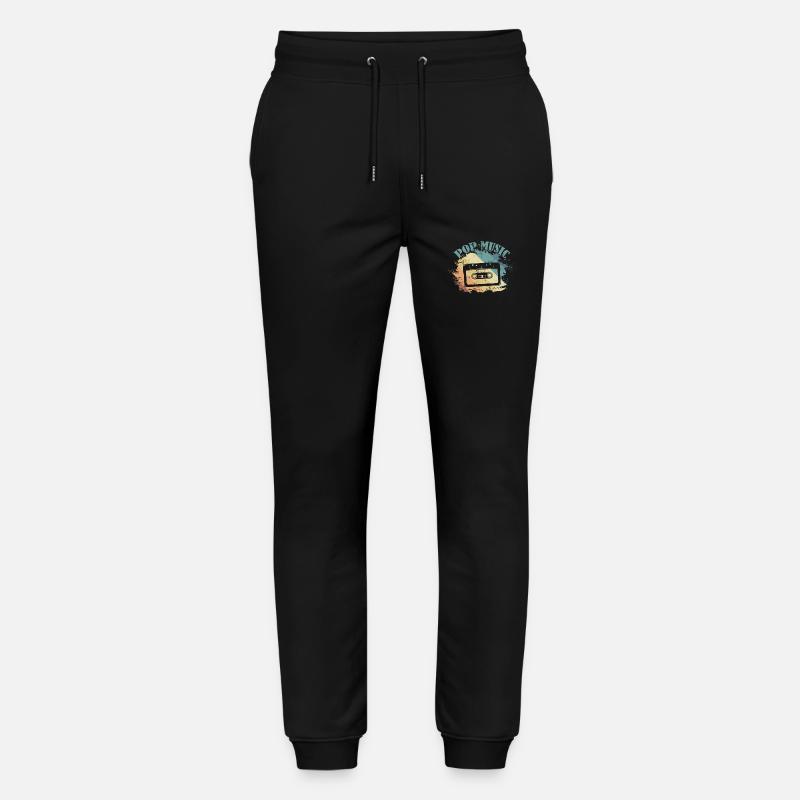 Cassette de musique pop R’n’B - Pantalon de jogging bio MOVER Stanley/Stella unisexe - noir